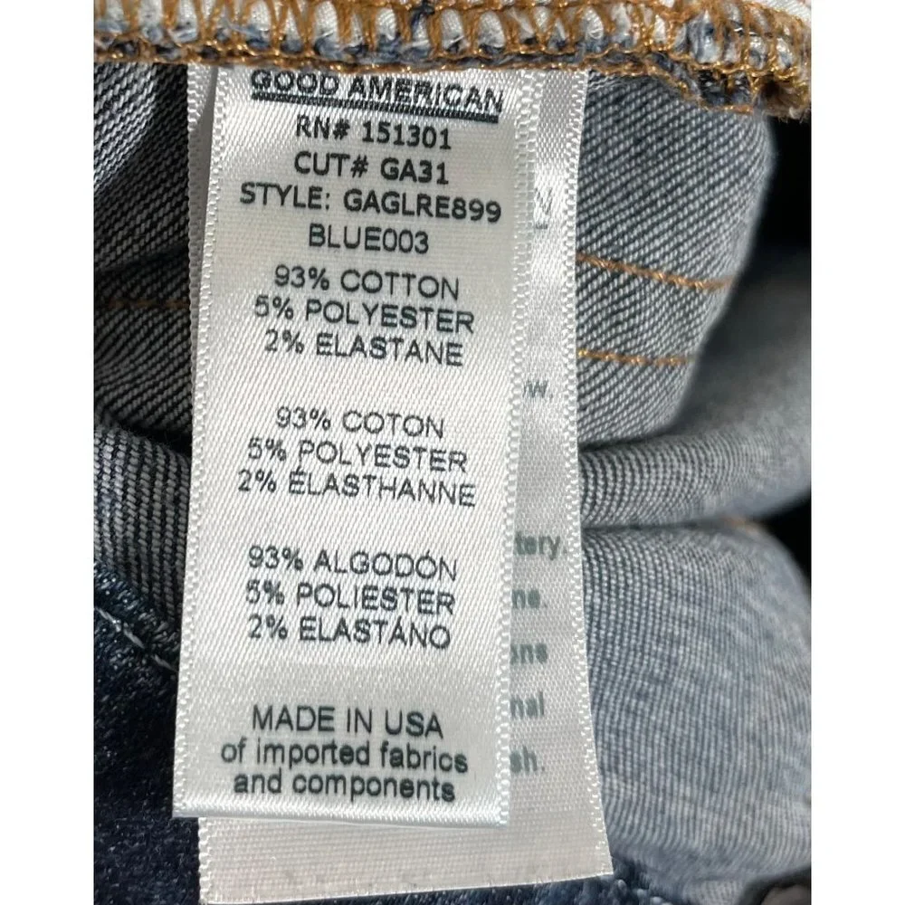 Good American Good‎ legs Distressed skinny jeans ksz 29